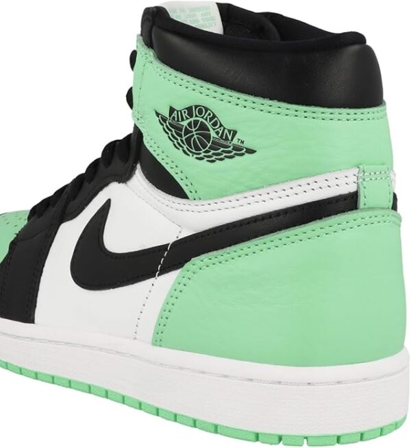 Nike Air Jordan 1 Retro High OG Men's Shoes White/Black-Green Glow DZ5485 130 - Imagen 6